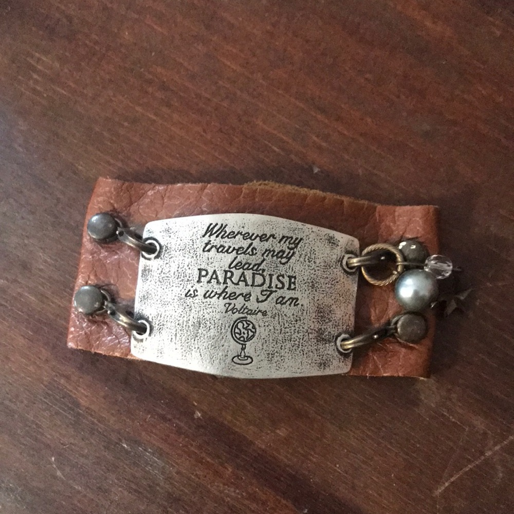 Leather bracelet